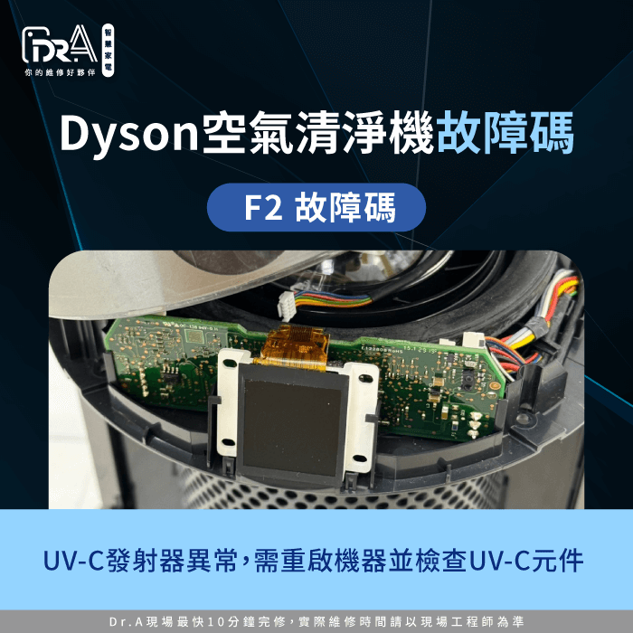 F2 故障碼-Dyson空氣清淨機故障碼