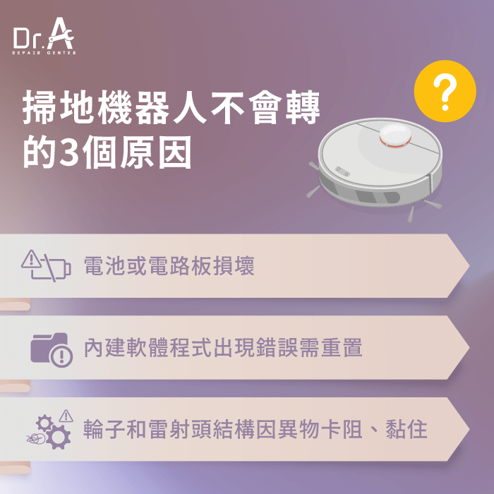 掃地機器人不會轉的原因-掃地機器人不會轉